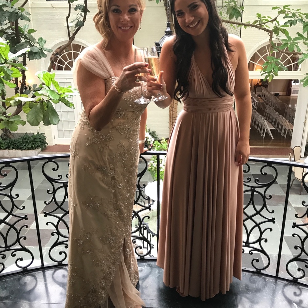 BHLDN Twobirds Ginger convertible maxi dress size A (Small/Medium) - Picture 4 of 5